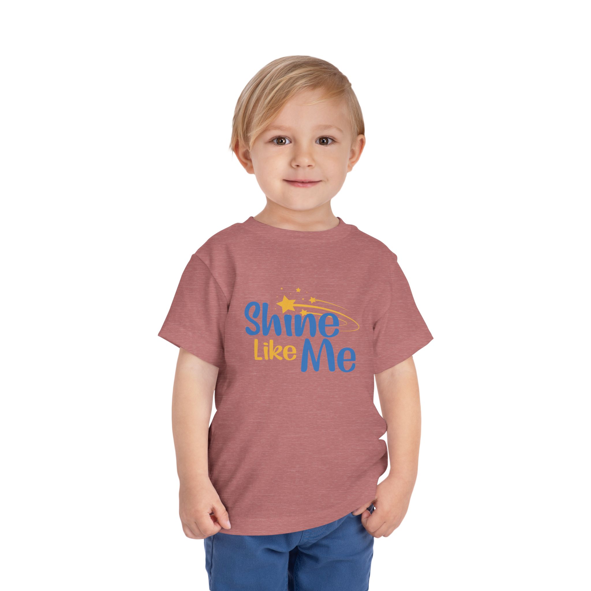 Shine Like Me Toddler Tee | Stars Graphic - Image 7