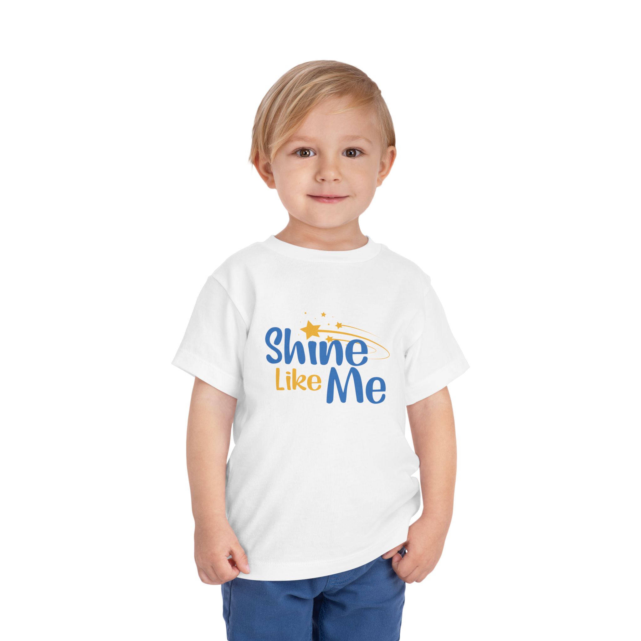 Shine Like Me Toddler Tee | Stars Graphic - Image 5