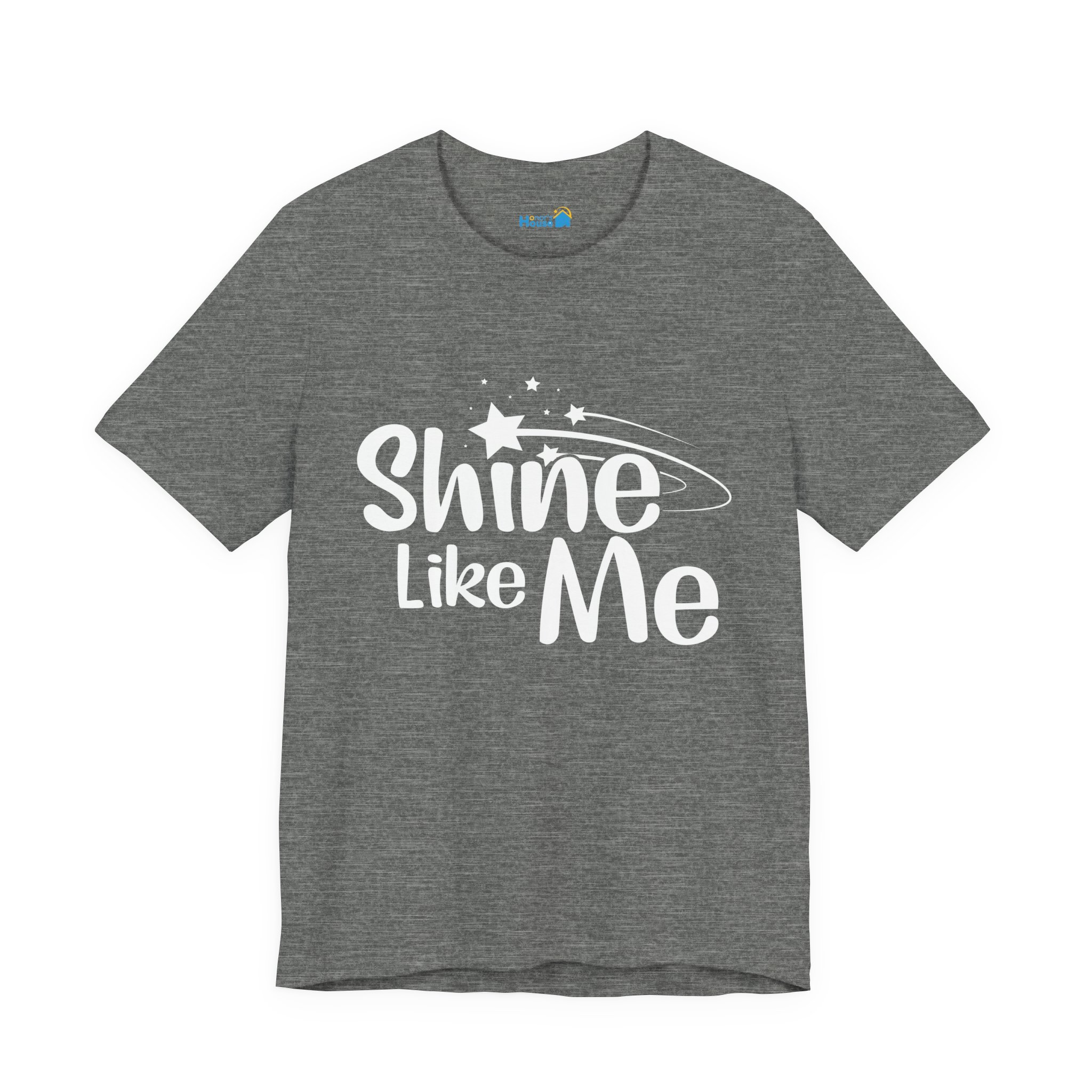 White Font Shine Like Me T-Shirt | Inspirational Star Graphic Tee - Image 18